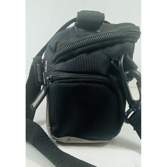 Case Logic Small Camera Camcorder Bag 8”x6”x4”Handle Strap Padded Black Gray EUC - Picture 4 of 7
